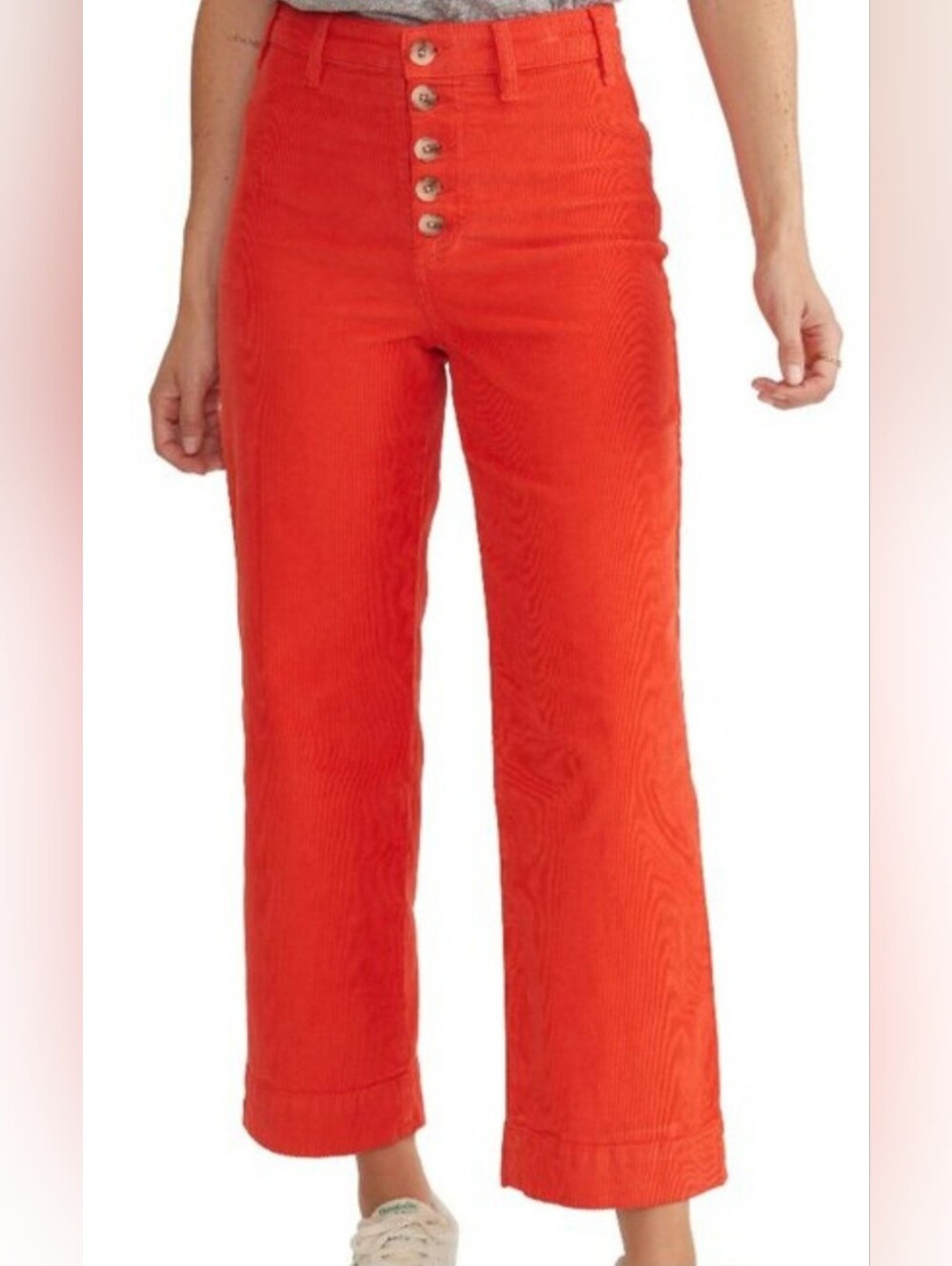 Marine Layer Bridget Corduroy Wide Leg Crop Pants